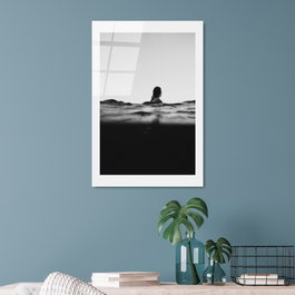 Wallity Cuadro Decorativo de Vidrio Templado Multicolor 30 x 45 cm